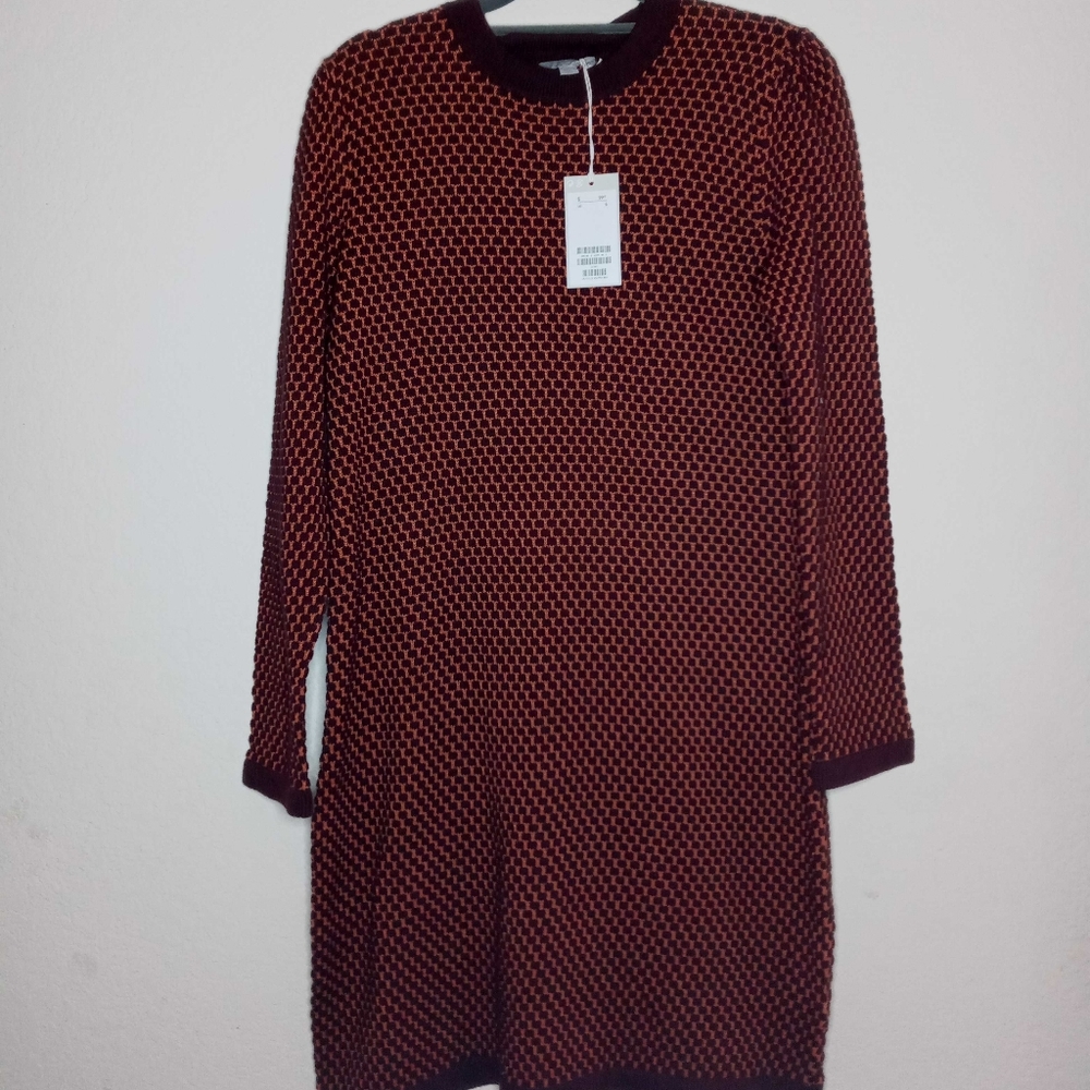 COS Knitted Cotton Sweater Dress -by COS